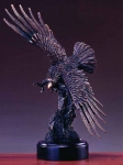 Bronze Finish 17.5" Soaring Eagle Sculpture