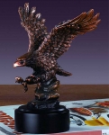 Bronze Finish 7" Landing Eagle Sculpture