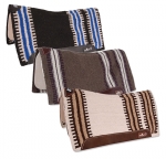 Classic Equine Zone Wool Top Western Saddle Pad-32x34