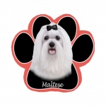 Dog Paw Mousepads - Maltese Puppy Cut
