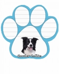 Dog Paw Notepads - Border Collie