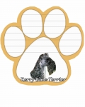 Dog Paw Notepads - Kerry Blue Terrier