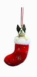 Dog Stocking Ornament - Boston Terrier