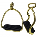 Double Safety Irons w/Cross Loop Solid Brass