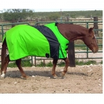 Exselle Prima Blanket-Lime with Black  74  Lime Green/Black