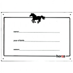Horze Horse Information Stall Plaque