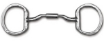 Myler Eggbutt Bit with Hooks MB 04 Mouth-Free Shipping