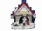 Personalized Doghouse Ornament - Great Dane Harlequin