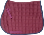 PRI 100% Cotton Quilted All Purpose Saddle Pad w/ Trim and Piping