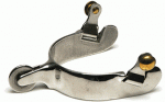 Stainless Steel Polo Spurs with Smooth Rowel