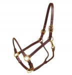 Tory Leather 3/4" Halter with Rolled Nose and Throat