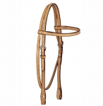 Tory Leather Brow Band Headstall with Buckles w/Chicago Screws