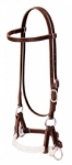 Weaver Leather Deluxe Latigo Leather Side Pull, Double Rope