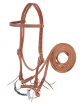 Weaver Leather Harness Leather Training Bridle