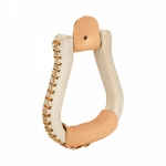 Weaver Leather Rawhide Leather Covered Contest Stirrups