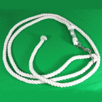 White Cotton Lead - Snap and Adjuster