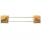 Wooden & Brass Ribbon Rack